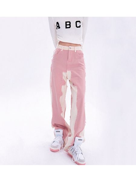 women's jeans casual hip hop fashion y2k pink high waist baggy jeans denim women's wide leg streetwear vintage straight trouser fe, Blue
women's jeans casual hip hop fashion y2k pink high waist baggy jeans denim women's wide leg streetwear vintage straight trouser fe, Blue