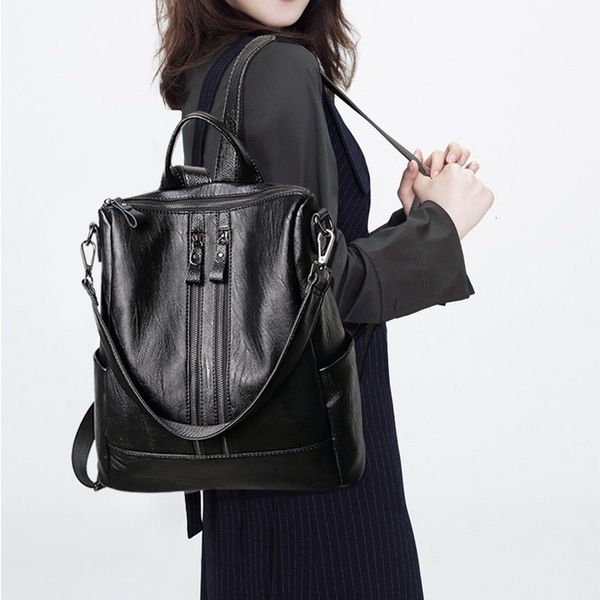 school bag fashion backpack vintage antitheft leather shoulder ladies high capacity travel girls mochila feminina 230310
school bag fashion backpack vintage antitheft leather shoulder ladies high capacity travel girls mochila feminina 230310