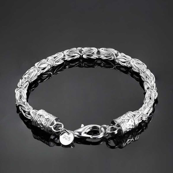 925silver plated bracelet stylish hand chains fashion jewelry men wemon for party gift 10pcs/lot, Black
925silver plated bracelet stylish hand chains fashion jewelry men wemon for party gift 10pcs/lot, Black
