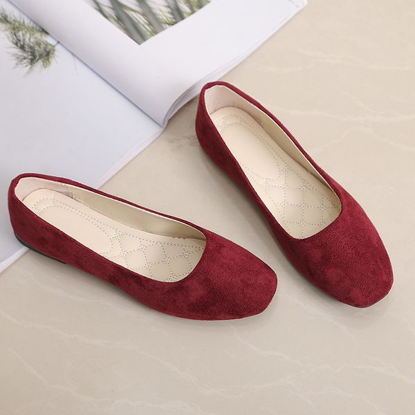 new fashion square head single shoes fashion flat women's suede shallow mouth single shoes women's shoes large 006, Black
new fashion square head single shoes fashion flat women's suede shallow mouth single shoes women's shoes large 006, Black