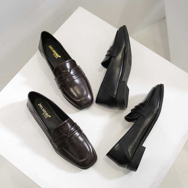dress shoes vintage one strap oxfords woman flats slip on shallow solid loafers plus size 4042 office square toe small leather shoes women j, Black
dress shoes vintage one strap oxfords woman flats slip on shallow solid loafers plus size 4042 office square toe small leather shoes women j, Black