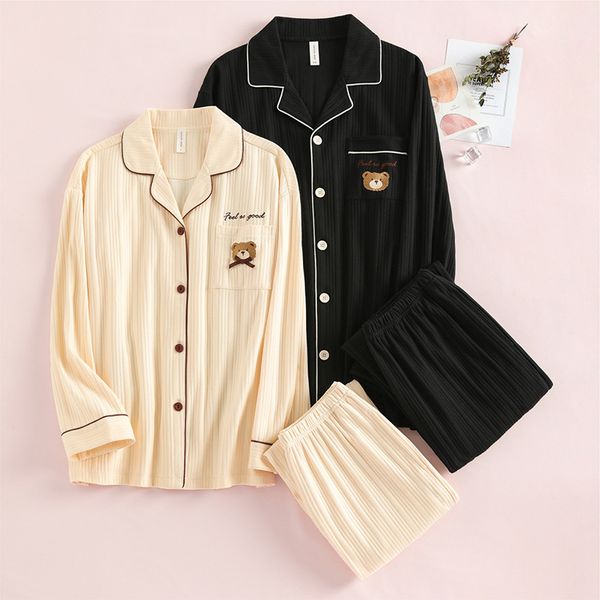 women's sleepwear spring pure cotton women nightie cute cartoon pattern long sleeve trousers homewear copuple pajamas 230310, Black;red
women's sleepwear spring pure cotton women nightie cute cartoon pattern long sleeve trousers homewear copuple pajamas 230310, Black;red