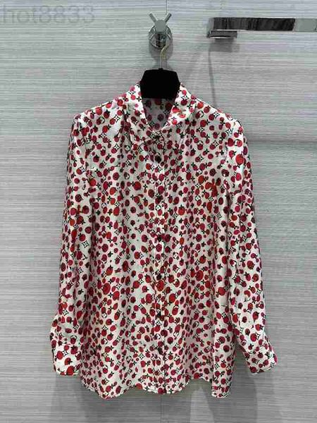 women's blouses & shirts designer milan runway 2023 new spring summer lapel neck long sleeve print brand same style women tb0n, White
women's blouses & shirts designer milan runway 2023 new spring summer lapel neck long sleeve print brand same style women tb0n, White