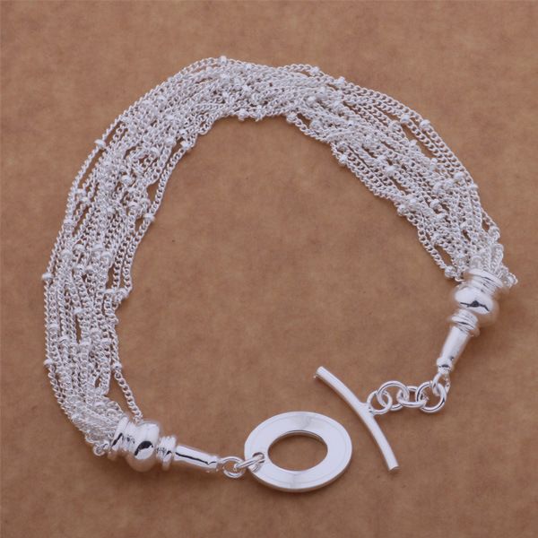 925 silver plated bracelet ot button hand link fashion jewelry men wemon for party tassels 10pcs/lot, Black
925 silver plated bracelet ot button hand link fashion jewelry men wemon for party tassels 10pcs/lot, Black