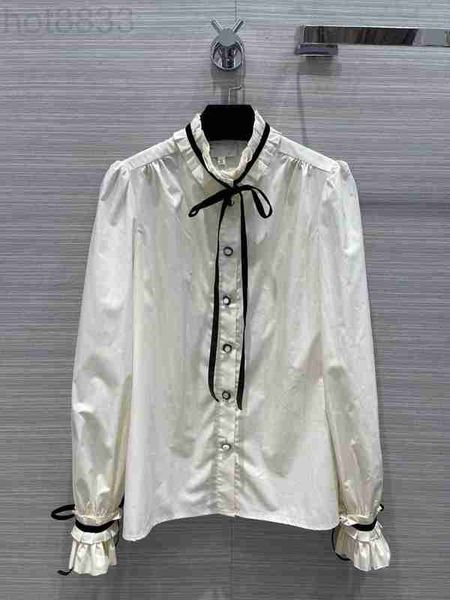 women's blouses & shirts designer milan runway new autumn long sleeve stand collar brand same style gn26, White
women's blouses & shirts designer milan runway new autumn long sleeve stand collar brand same style gn26, White