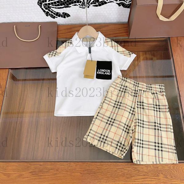 23ss brand designer boys shorts sets summer polo t shirts with checkered short pants two piece sets bbr high end children sets newly white t
23ss brand designer boys shorts sets summer polo t shirts with checkered short pants two piece sets bbr high end children sets newly white t