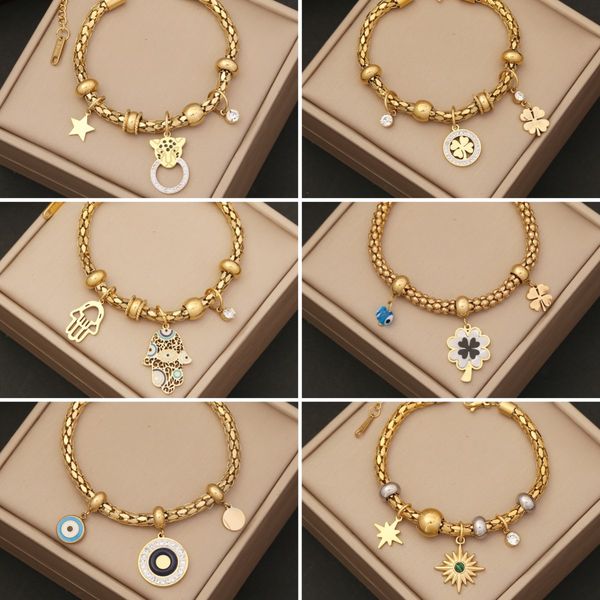 Personalized palm bracelet, eye, flower, hand ornament, temperament, stainless steel bracelet
Personalized palm bracelet, eye, flower, hand ornament, temperament, stainless steel bracelet