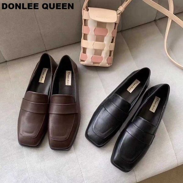 dress shoes fashion brand flat casual shoes women british oxford shoe slip on loafer square toe flat heel mule autumn footwear zapatos mujer, Black
dress shoes fashion brand flat casual shoes women british oxford shoe slip on loafer square toe flat heel mule autumn footwear zapatos mujer, Black