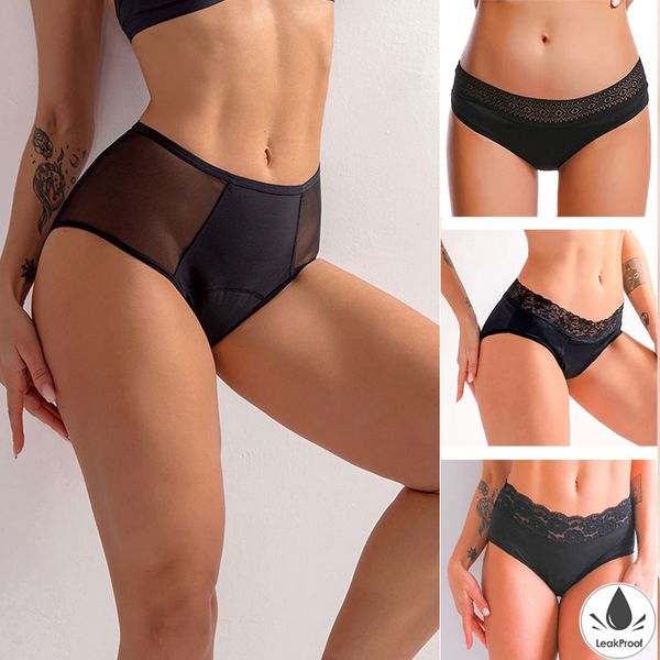 women's panties 4pcs reusable leak proof menstrual panties physiological underwear women four-layer fast absorbent menstrual briefs 230, Black;pink
women's panties 4pcs reusable leak proof menstrual panties physiological underwear women four-layer fast absorbent menstrual briefs 230, Black;pink