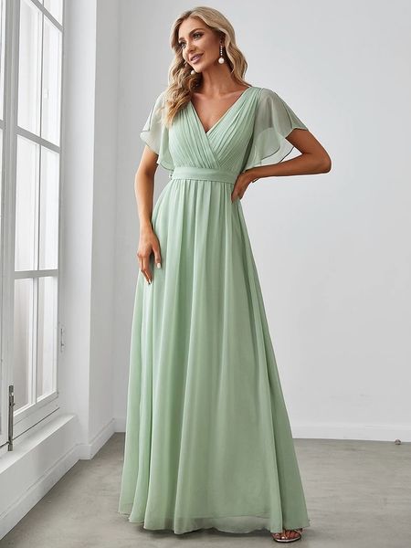 party dresses elegant evening dresses long a line short sleeve vneck chiffon floorlength gown 2023 ever pretty of simple prom women dress 23, White;black
party dresses elegant evening dresses long a line short sleeve vneck chiffon floorlength gown 2023 ever pretty of simple prom women dress 23, White;black