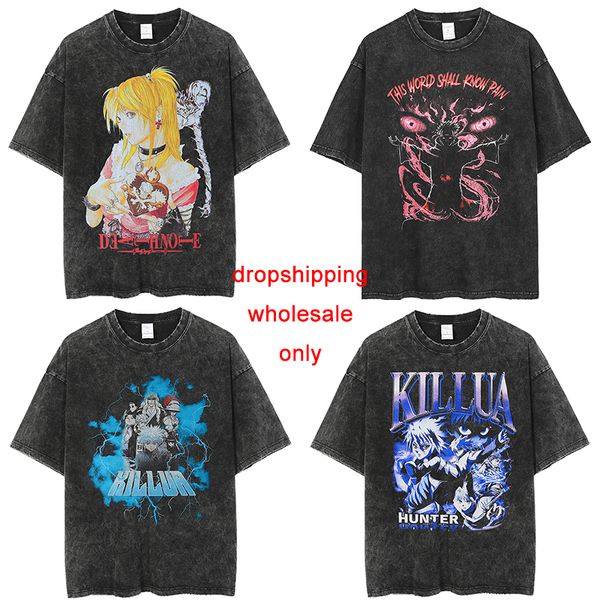 men's tshirts wholesale drop only harajuku t shirt men hip hop vintage washed anime oversized streetwear 100 cotton tshirt 230309, White;black
men's tshirts wholesale drop only harajuku t shirt men hip hop vintage washed anime oversized streetwear 100 cotton tshirt 230309, White;black