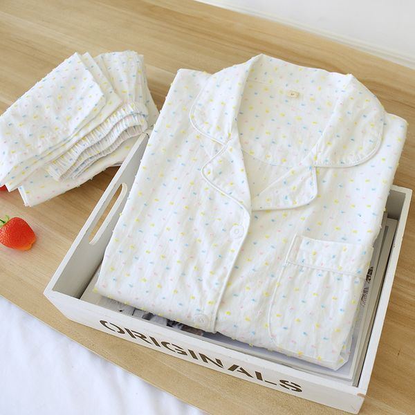 women's sleepwear fdfklak gauze cotton trousers pajamas women's loose pyjamas suit spring nightwear pijama feminino home service 2, Black;red
women's sleepwear fdfklak gauze cotton trousers pajamas women's loose pyjamas suit spring nightwear pijama feminino home service 2, Black;red