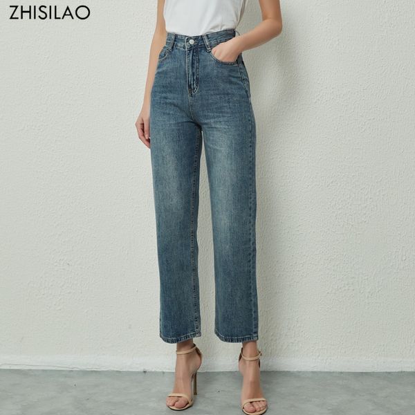 women's jeans zhisilao fashion high waist wide leg straight jeans women vintage boyfriend blue denim pants basic jeans 230310
women's jeans zhisilao fashion high waist wide leg straight jeans women vintage boyfriend blue denim pants basic jeans 230310