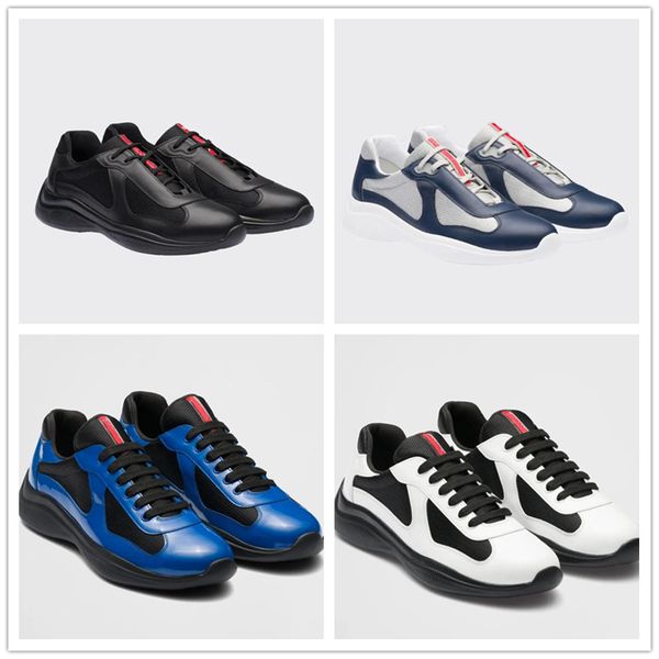 perfect americas cup designer sneakers shoes patent leather and nylon sports mens skateboard runner casual outdoor walking 38-46, Black
perfect americas cup designer sneakers shoes patent leather and nylon sports mens skateboard runner casual outdoor walking 38-46, Black