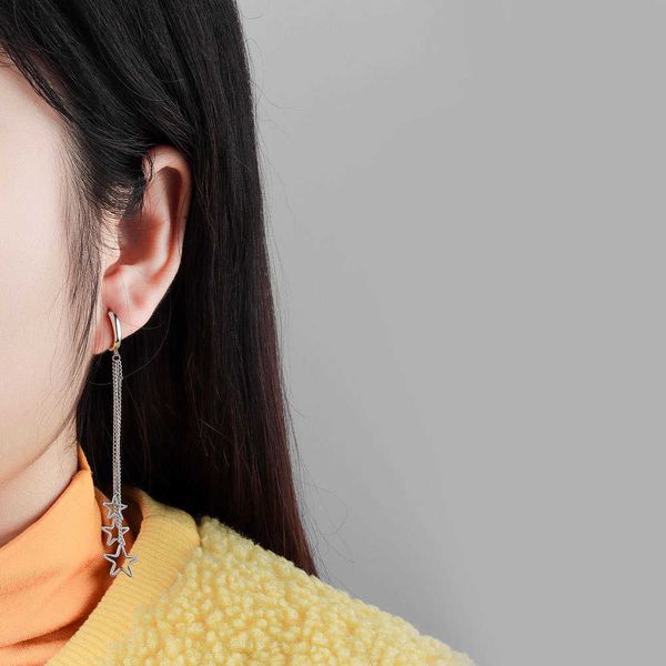 earings s925 sterling silver earrings long women's 18k plated star tassel sweet temperament earrings, Golden
earings s925 sterling silver earrings long women's 18k plated star tassel sweet temperament earrings, Golden