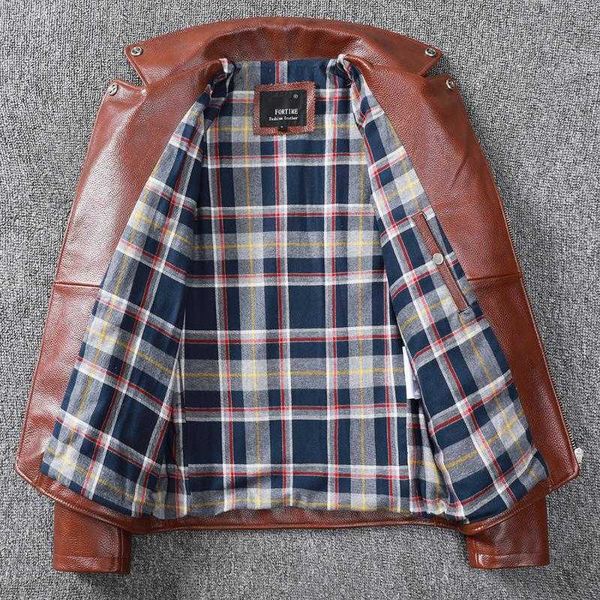 men's leather faux 2023 brown biker's style short jacket men plus size 4xl genuine natural cowhide autumn slim fit motorcycle coat, Black
men's leather faux 2023 brown biker's style short jacket men plus size 4xl genuine natural cowhide autumn slim fit motorcycle coat, Black