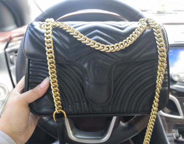 original quality handbag genuine leather women marmont messenger bag purse gold chain shoulder cross body ladies fashion mini bags woman wal
original quality handbag genuine leather women marmont messenger bag purse gold chain shoulder cross body ladies fashion mini bags woman wal