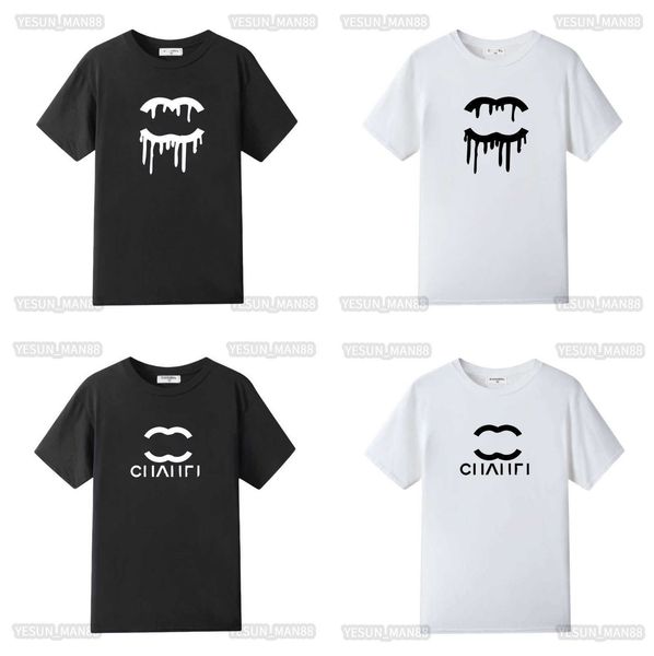 designer luxury channel classic t shirt mens and womens chest letter printing summer breathable high street cotton loose tees, White;black
designer luxury channel classic t shirt mens and womens chest letter printing summer breathable high street cotton loose tees, White;black