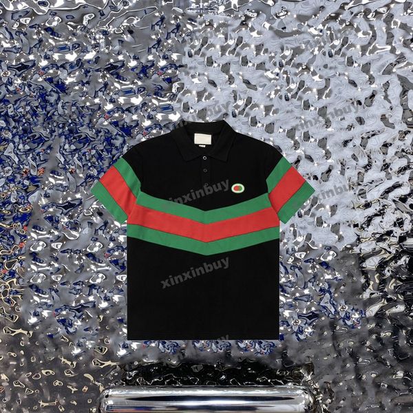 xinxinbuy men designer tee t shirt 23ss panelled letter jacquard short sleeve cotton women black white blue green xs-2xl, Black;brown
xinxinbuy men designer tee t shirt 23ss panelled letter jacquard short sleeve cotton women black white blue green xs-2xl, Black;brown