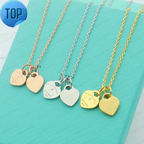new designer 2 heart necklace woman stainless steel blue pink pendant luxury jewelry on the neck valentine day christmas gifts for girlfrien, Silver
new designer 2 heart necklace woman stainless steel blue pink pendant luxury jewelry on the neck valentine day christmas gifts for girlfrien, Silver