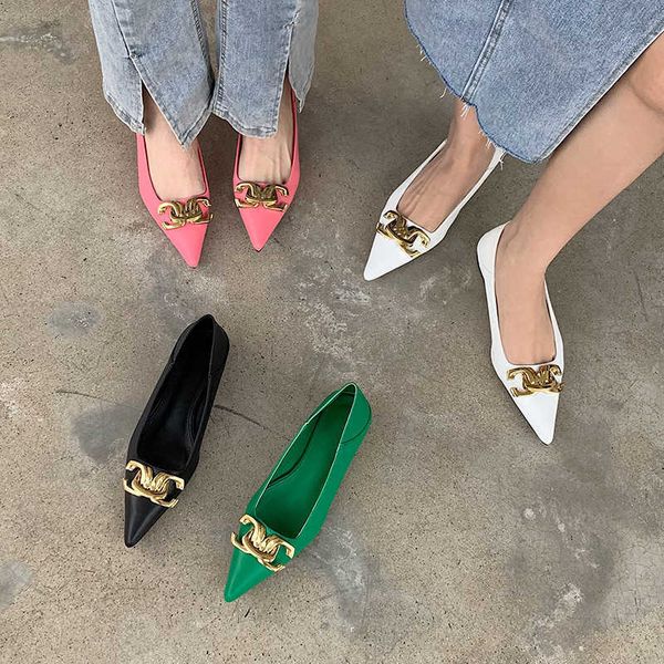 dress shoes pointed toe women loafers shoes 2022 new arrivals casual outdoor walk flats metal cahin flat heeled black white pink green 3539
dress shoes pointed toe women loafers shoes 2022 new arrivals casual outdoor walk flats metal cahin flat heeled black white pink green 3539
