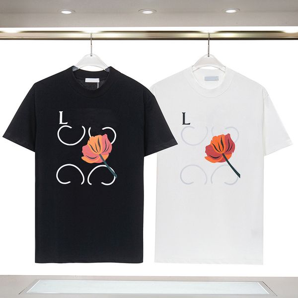 flower printed lovers t shirts cotton letter ins fashion short sleeve crew neck tees, White;black
flower printed lovers t shirts cotton letter ins fashion short sleeve crew neck tees, White;black