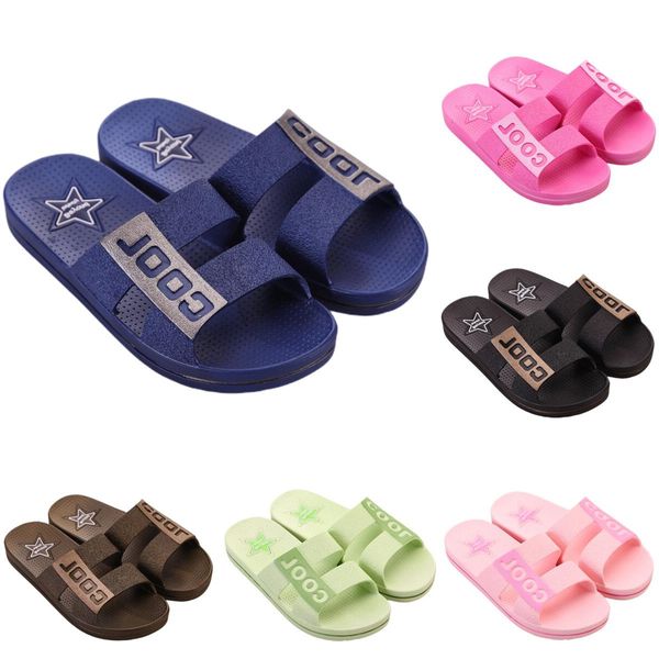 slippers indoor outdoor green soft sky blue purple women men shoes beach coast bathroom antiskid sandal size 36-45, Black
slippers indoor outdoor green soft sky blue purple women men shoes beach coast bathroom antiskid sandal size 36-45, Black