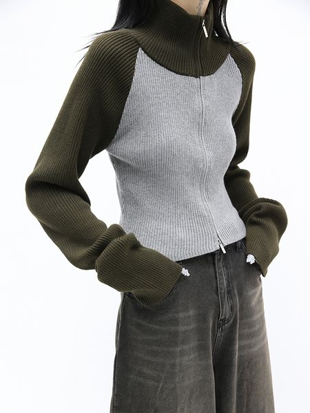 women's knits tees fashion korean knitwears patchwork turtleneck tunic jackets sueter mujer sweaters coat y2k cropped cardigan sweater, White
women's knits tees fashion korean knitwears patchwork turtleneck tunic jackets sueter mujer sweaters coat y2k cropped cardigan sweater, White