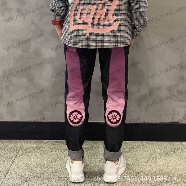 men's jeans for men and women with the same korean version purple gradient original paste large print slim straight pants trend t230311, Blue
men's jeans for men and women with the same korean version purple gradient original paste large print slim straight pants trend t230311, Blue