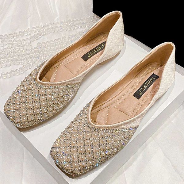 dress shoes fashion rhinestone pearls shoes women autumn casual square toe flat nonslip shoes shallow mouth single shoes large size ks497 j2, Black
dress shoes fashion rhinestone pearls shoes women autumn casual square toe flat nonslip shoes shallow mouth single shoes large size ks497 j2, Black