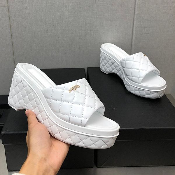 womens wedge heels height .5cm slippers quilted texture slip on sandals outdoor leisure slide fish mouth ladies mule flip flops beach shoe, Black
womens wedge heels height .5cm slippers quilted texture slip on sandals outdoor leisure slide fish mouth ladies mule flip flops beach shoe, Black