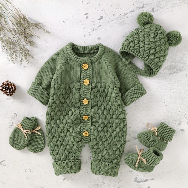 baby rompers caps clothes sets newborn girl boy knitted jumpsuits outfits autumn winter long sleeve toddler infant overalls 2pcs jumpsuits a, Blue
baby rompers caps clothes sets newborn girl boy knitted jumpsuits outfits autumn winter long sleeve toddler infant overalls 2pcs jumpsuits a, Blue