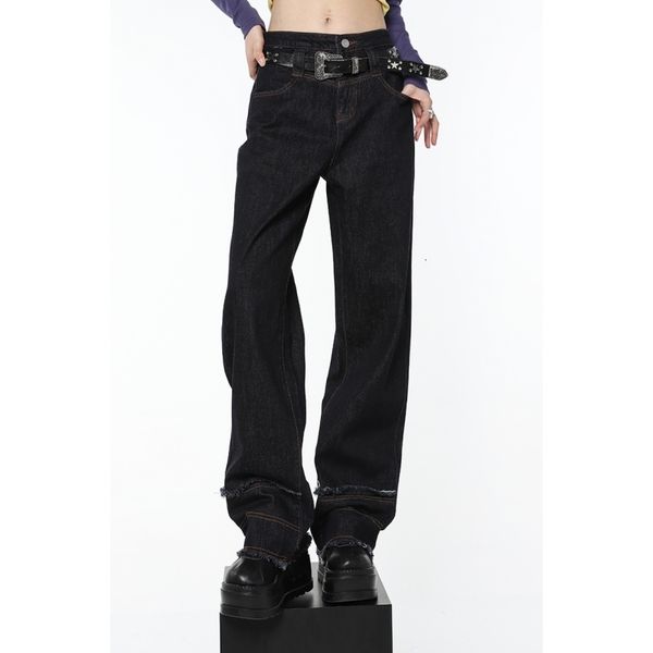 women's jeans black women jeans splicing high waist vintage american fashion street style wide leg jean female denim trouser baggy pant, Blue
women's jeans black women jeans splicing high waist vintage american fashion street style wide leg jean female denim trouser baggy pant, Blue