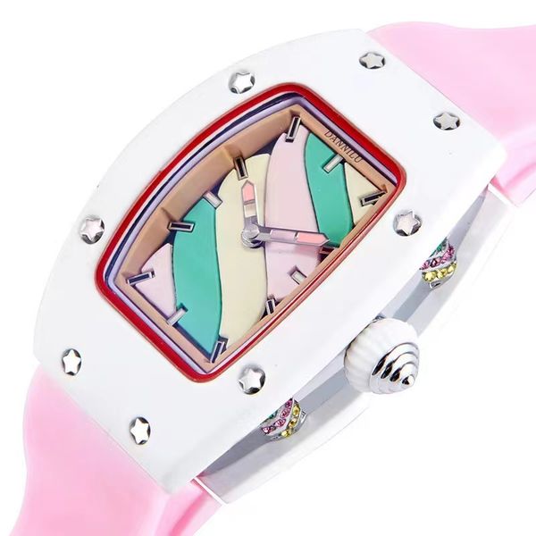 2023 new cotton candy color women's watch personality casual fashion wine cask type women's watch, Slivery;golden
2023 new cotton candy color women's watch personality casual fashion wine cask type women's watch, Slivery;golden