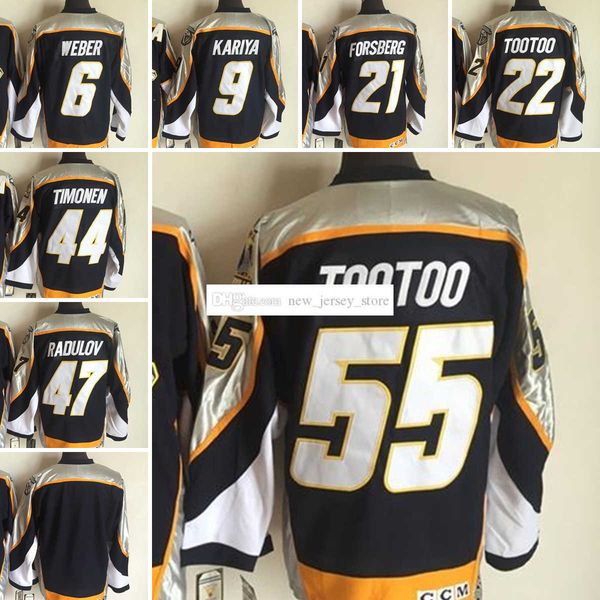 1998-2008 movie retro ccm hockey jersey embroidery 6 sheaweber 9 paulkariya 21 filipforsberg 22 jordintootoo 44 kimmotimonen 47 alexanderrad, Black
1998-2008 movie retro ccm hockey jersey embroidery 6 sheaweber 9 paulkariya 21 filipforsberg 22 jordintootoo 44 kimmotimonen 47 alexanderrad, Black