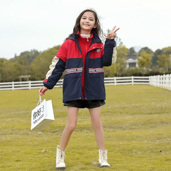 tench coats girl jackets for winter plus velvet warm three in one coat fashion hooded patchwork detachable teenager outerwear 230311, Camo
tench coats girl jackets for winter plus velvet warm three in one coat fashion hooded patchwork detachable teenager outerwear 230311, Camo