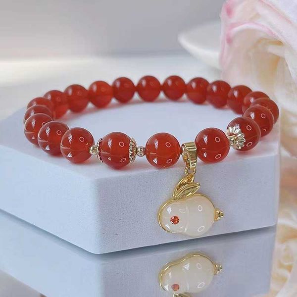 bracelets nethong's natural red of same type, female simple minority, the original year jade rabbit agate bracelet, Black
bracelets nethong's natural red of same type, female simple minority, the original year jade rabbit agate bracelet, Black