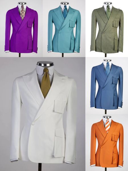 men 1 piece set formal slim fit tuxedo prom suit male groom wedding blazers solid color jacket, Black;gray
men 1 piece set formal slim fit tuxedo prom suit male groom wedding blazers solid color jacket, Black;gray