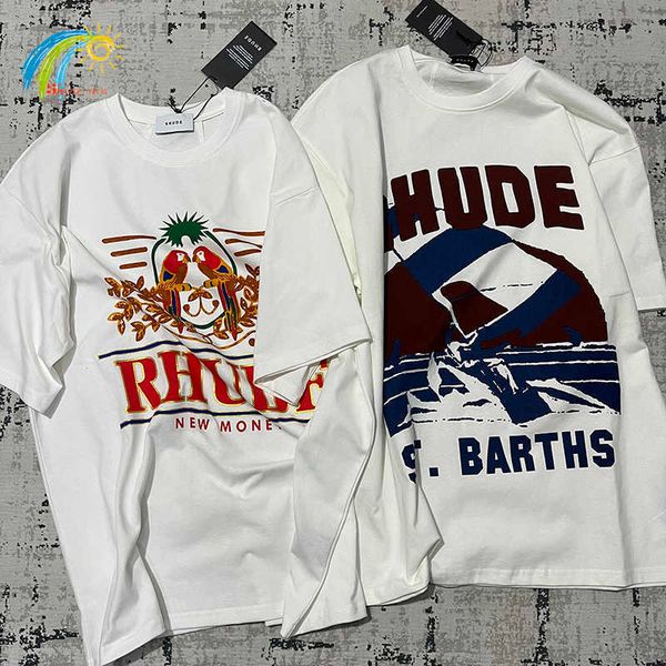 men's t shirts tshirts parrot print rhude tshirt summer men women tags classic letters rhude tee fashion xdx0, White;black
men's t shirts tshirts parrot print rhude tshirt summer men women tags classic letters rhude tee fashion xdx0, White;black