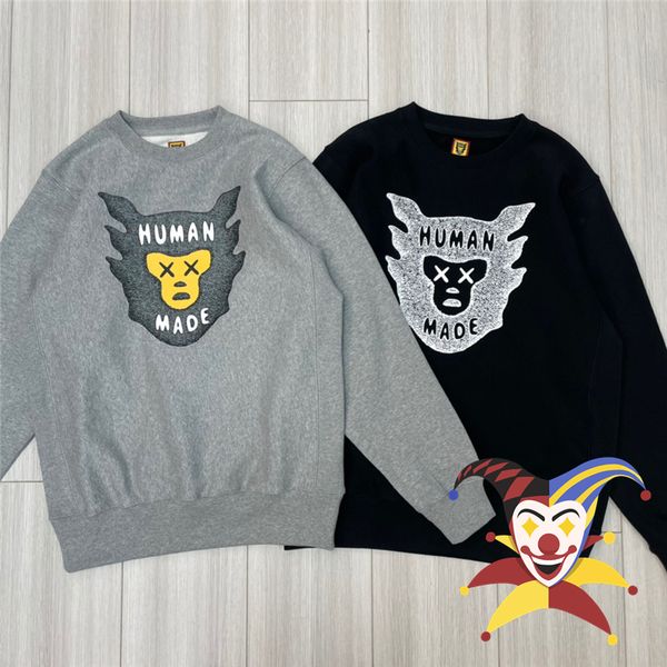 men's hoodies sweatshirts fw human made men women oversized heart pattern crewneck 230311, Black
men's hoodies sweatshirts fw human made men women oversized heart pattern crewneck 230311, Black