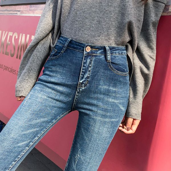 women's jeans women jeans spring korean fashion skinny elastic pencil pants washed vintage y2k slim denim trousers female streetwear 23, Blue
women's jeans women jeans spring korean fashion skinny elastic pencil pants washed vintage y2k slim denim trousers female streetwear 23, Blue