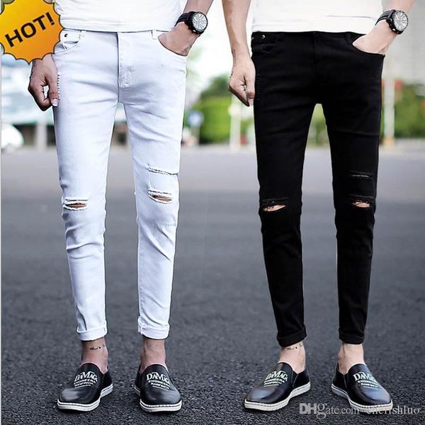 new 2017 fashion teenager hip hop boys street city casual jeans knee distressed hole ankle-length pants harem slim fit trousers zjs, Blue
new 2017 fashion teenager hip hop boys street city casual jeans knee distressed hole ankle-length pants harem slim fit trousers zjs, Blue
