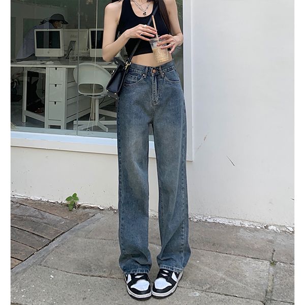 women's jeans vintage jeans woman's high waist summer blue wide leg denim trouser baggy casual streetwear classic straight mom jea
women's jeans vintage jeans woman's high waist summer blue wide leg denim trouser baggy casual streetwear classic straight mom jea