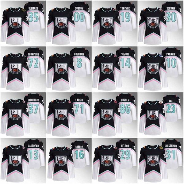 2023 all star game hockey jersey alex ovechkin nick suzuki jack hughes igor shesterkin dylan larkin sidney crosby artemi panarin andrei vasi, Black;red
2023 all star game hockey jersey alex ovechkin nick suzuki jack hughes igor shesterkin dylan larkin sidney crosby artemi panarin andrei vasi, Black;red