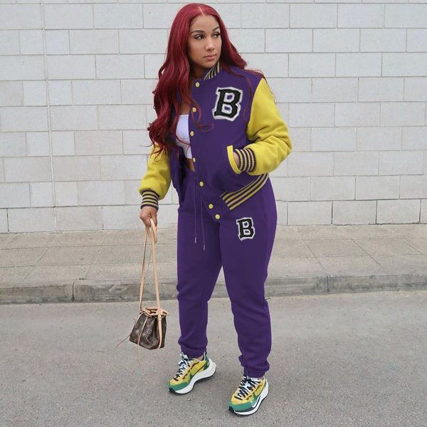 women s two piece pants mudan baseball set autumn winter button up patchwork sweatshirt and matching 2 outfits tracksuit 230311, White
women s two piece pants mudan baseball set autumn winter button up patchwork sweatshirt and matching 2 outfits tracksuit 230311, White