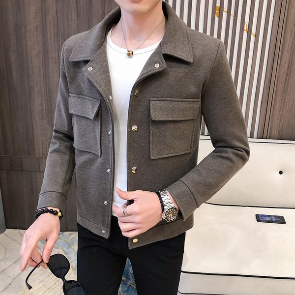 men's jackets brand clothing men's winter jacket casual loose coats man high-quality pure color lapel jacket men slim fit coat plu, Black;brown
men's jackets brand clothing men's winter jacket casual loose coats man high-quality pure color lapel jacket men slim fit coat plu, Black;brown