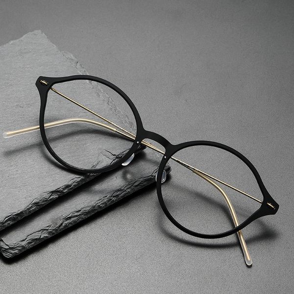 screwless linde personality round frame designer 6558 ultralight personality prescription mirror fashion glasses for men and women, Silver
screwless linde personality round frame designer 6558 ultralight personality prescription mirror fashion glasses for men and women, Silver