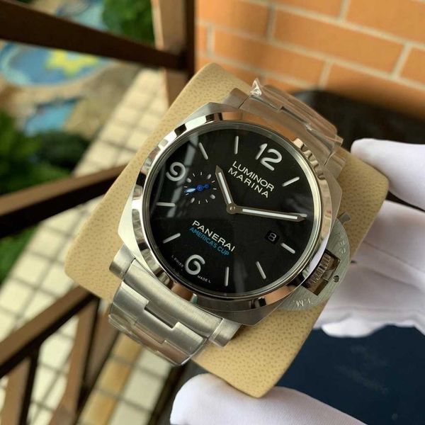 luxury mechanical watch panera_ automatic sapphire mirror 45mm*13mm 904 steel strap men's sports, Slivery;black
luxury mechanical watch panera_ automatic sapphire mirror 45mm*13mm 904 steel strap men's sports, Slivery;black