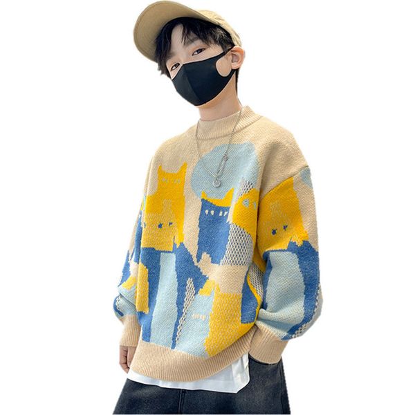 cardigan fall winter boys pullover sweater teenager 514years old cartoon pattern loose clothes children school long sleeve soft 230310, Blue
cardigan fall winter boys pullover sweater teenager 514years old cartoon pattern loose clothes children school long sleeve soft 230310, Blue