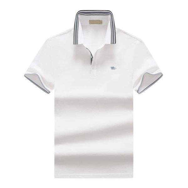 men's short-sleeved polo shirt 2023 summer new lapel casual embroidered luxury t-shirt for men, White;black
men's short-sleeved polo shirt 2023 summer new lapel casual embroidered luxury t-shirt for men, White;black